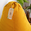 Кресло груша "Bormio" велюр - желтый,#6