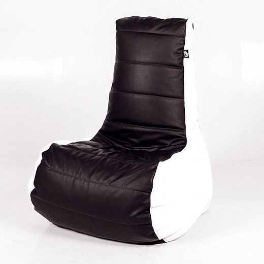 Кресло "Palermo" экокожа - белый/черный