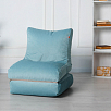 Кресло лежак "Tivoli" велюр luxe - нежно голубой,#2
