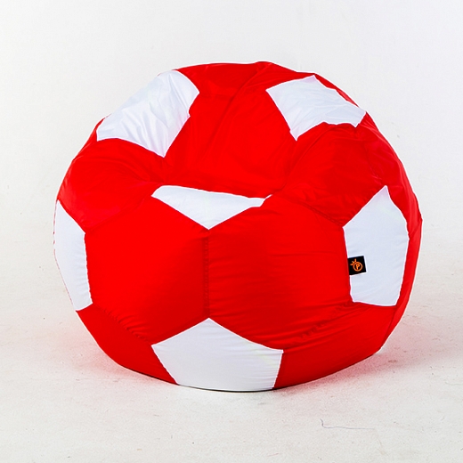 Мяч "Bari" оксфорд - красный/белый