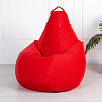 Кресло груша "Bormio" велюр - красный,#2