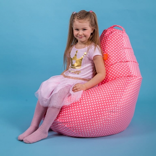 Кресло груша детское велюр exclusive - розовая мечта,#2