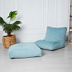 Кресло лежак "Tivoli" велюр luxe - нежно голубой,#4
