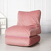 Кресло лежак "Tivoli" велюр luxe - розовый,#5